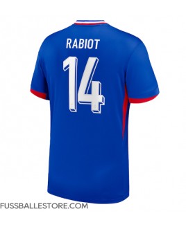 Günstige Frankreich Adrien Rabiot #14 Heimtrikot EM 2024 Kurzarm